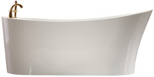 Freestanding bathtub, model RIVEN  in size 170x80x72 cm